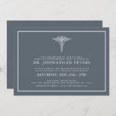 医業ミニマル卒業│退職招待状 招待状 (正面/裏面)