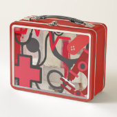 医業 メタルランチボックス (正面)