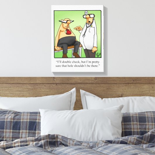 医用おもしろいユーモアキャンバスプリント芸術 キャンバスプリント (インサイチュ (寝室))