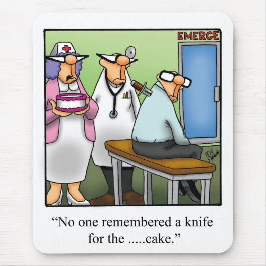 医用おもしろいユーモアマウスパッド マウスパッド (正面)