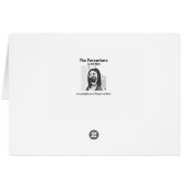 医用おもしろい体液空白のグリーティングカード (裏面横)