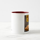 医用おもしろい鍼灸師 ツートーンマグカップ (中央)