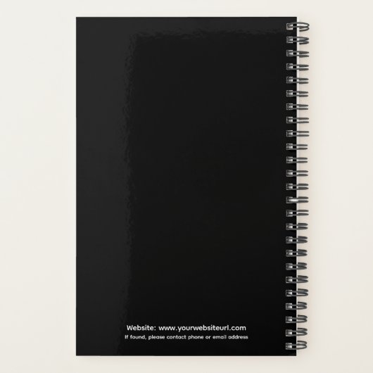 医用お洒落パーソナライズされたアポイントメント書 プランナー手帳 (裏面)