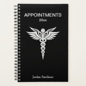 医用お洒落パーソナライズされたアポイントメント書 プランナー手帳 (正面)