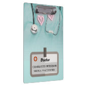 医用の一様聴診器 クリップボード (右)