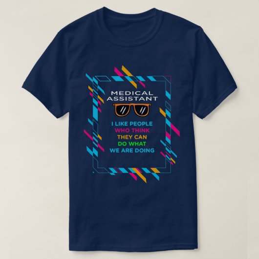 医用アシスタン Tシャツ (デザイン正面)