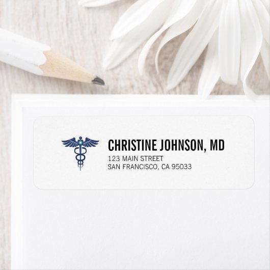 医用カドゥセウス |ドクターナース差出人住所 ラベル (インサイチュ)