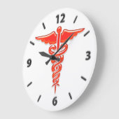 医用カドセウス ラージ壁時計 (傾斜)