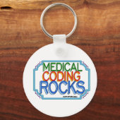 医用コーディング岩 キーホルダー (正面)