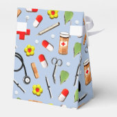 医用テーマのパーティー フェイバーボックス (裏面サイド)