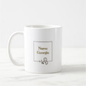 医用ナース医師聴診器 コーヒーマグカップ (左)