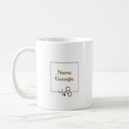 医用ナース医師聴診器 コーヒーマグカップ