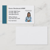 医用ナース開業者写真用名刺 名刺 (正面/裏面)