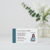 医用ナース開業者写真用名刺 名刺 (スタンド正面)