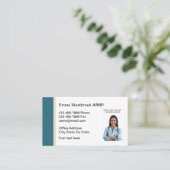 医用ナース開業者写真用名刺 名刺 (スタンド正面)