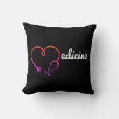 医用ハート聴診器の医学博士ギフト クッション (正面)