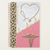 医用パーソナライズされたテーマ月次プランナー プランナー手帳 (正面)