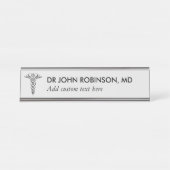 医用パーソナライズされたデスク名プレート デスクネームプレート (正面)