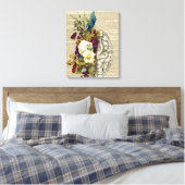 医用フローラ解剖学ポスター キャンバスプリント (インサイチュ (寝室))