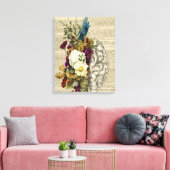 医用フローラ解剖学ポスター キャンバスプリント (インサイチュ (リビング))