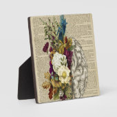 医用フローラ解剖学ポスター フォトプラーク (正面)