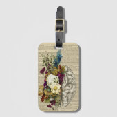 医用フローラ解剖学ポスター ラゲッジタグ (正面縦)