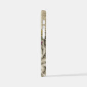 医用フローラ解剖学ポスター iPhoneケース (左側面)