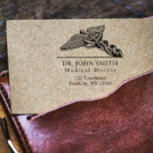 医用モダンカドゥセウス名差出人住所ゴム