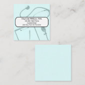 医用ユニークプロフェッショナルナース名刺 スクエア名刺 (正面/裏面)