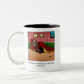 医用ユーモアのマグカップ ツートーンマグカップ (左)