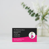 医用妊婦の名刺トレンディーデザイン 名刺 (スタンド正面)