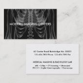 医用画像処理の放射線学 名刺 (正面/裏面)