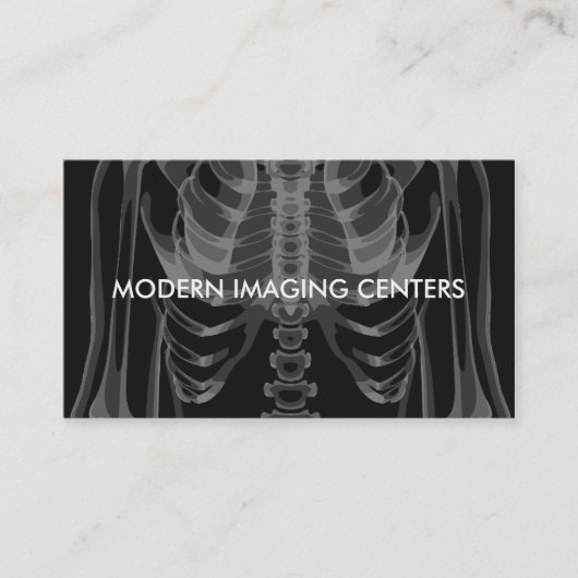 医用画像処理の放射線学 名刺 (正面)