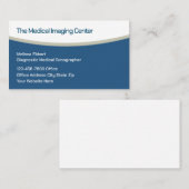 医用画像診断用超音波撮影装置 名刺 (正面/裏面)