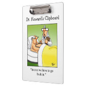 医用笑わされるユーモアのクリップボードギフト クリップボード (左)
