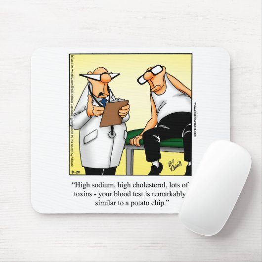 医用笑わされるユーモア用マウスパッド マウスパッド (マウス)
