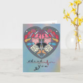 医療ありがとう カード (黄色い花)