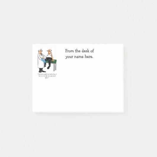 医療おもしろいユーモアのパーソナル化Itノート ポストイット (正面)