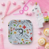 医療お祝いパーティー ペーパープレート (パーティー)