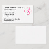 医療がんトリートメントセンター腫瘍学者 名刺 (正面/裏面)