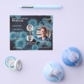 医療と健康に関するウェビナー気にセミナー チラシ (シングル)