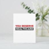 医療に値する ポストカード (スタンド正面)