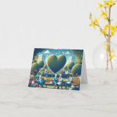 医療に心を込めて カード (黄色い花)