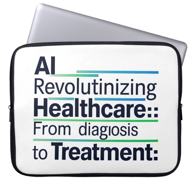 医療に革命をもたらすAI ラップトップスリーブ (正面)