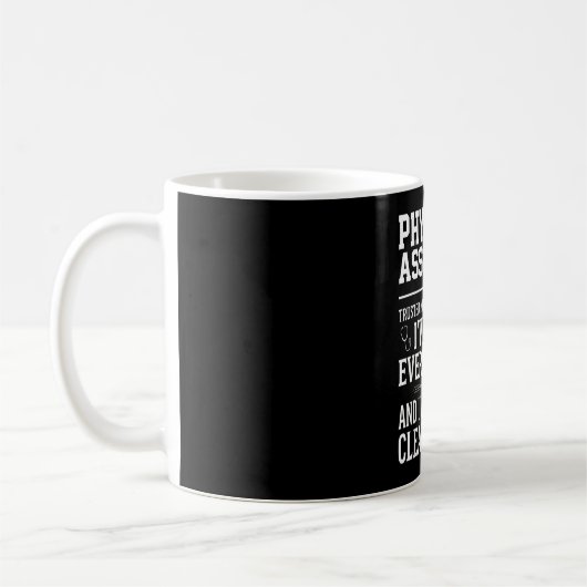 医療のすべてを見てきた医師助手 コーヒーマグカップ (左)