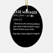 医療のスーパーヒューマン病院のケースマネージャー セラミックオーナメント (右)