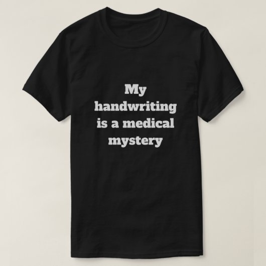 医療のミステリーTシャツ Tシャツ (デザイン正面)