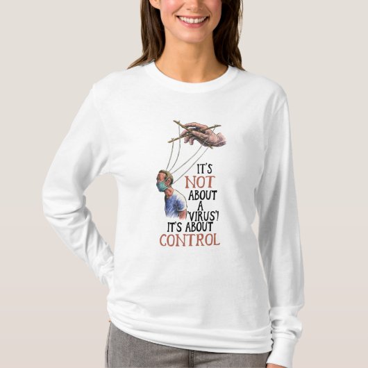 医療の自由ワクチン規制なし Tシャツ (正面)