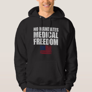 医療の自由Tシャツ アメリカ国旗 医療の自由 規制反対 パーカ