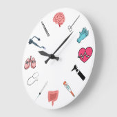 医療の驚異 ラージ壁時計 (傾斜)